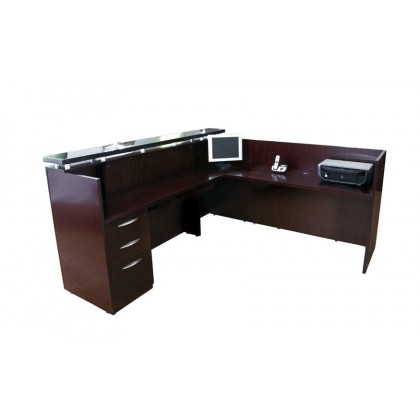 Veneer Reception Desk